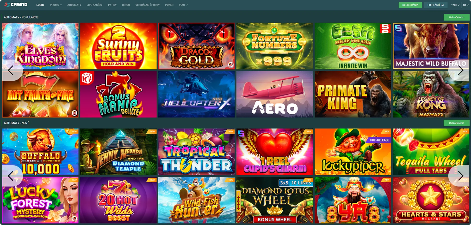 22Casino Online